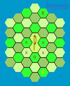 Pawn move from center cell