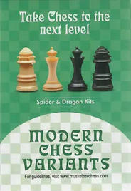 Musketeer Chess Variant Kit - Amazon (Dragon) & Spider - Black & Natural Musketeer Chess Variant Kit - Amazon (Dragon) & Spider - Black & Natural