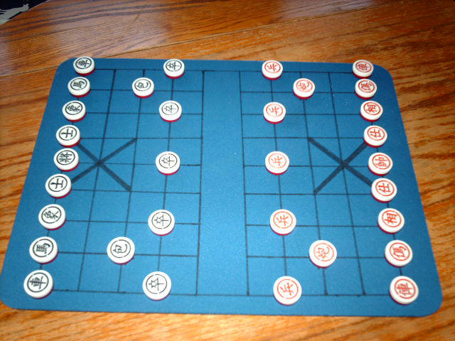 Pieces on mat board Pieces on mat board