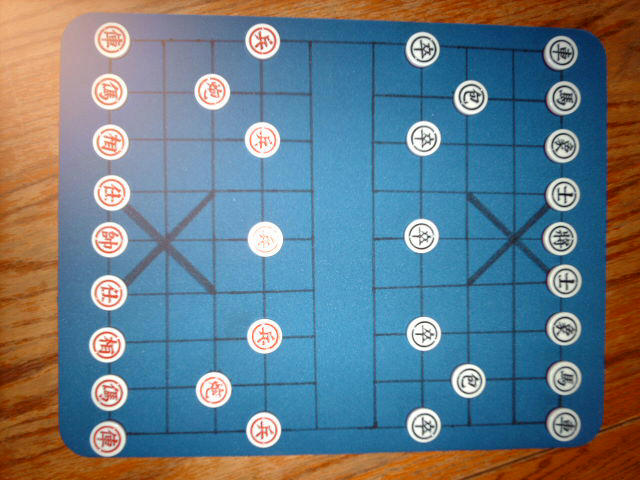 Pieces on mat board Pieces on mat board