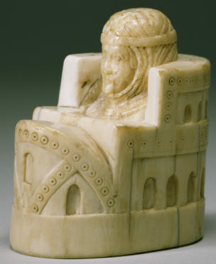 Photo of Queen Chess piece from 12th Century Spain